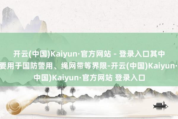 开云(中国)Kaiyun·官方网站 - 登录入口其中对外售售的家具主要用于国防警用、绳网带等界限-开云(中国)Kaiyun·官方网站 登录入口