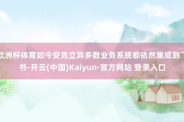 欧洲杯体育如今安克立异多数业务系统都依然集成到飞书-开云(中国)Kaiyun·官方网站 登录入口