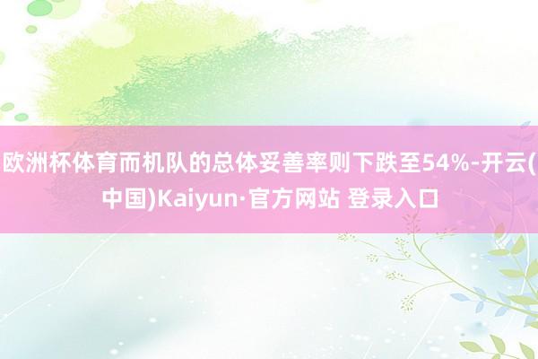 欧洲杯体育而机队的总体妥善率则下跌至54%-开云(中国)Kaiyun·官方网站 登录入口
