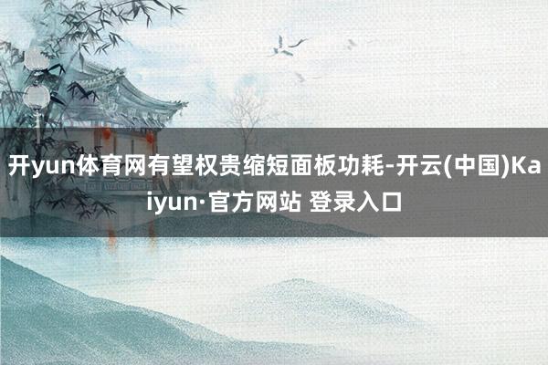 开yun体育网有望权贵缩短面板功耗-开云(中国)Kaiyun·官方网站 登录入口